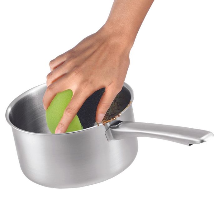 Estropajo Inox Ultra-Absorbent No Raya Lila Rosa Azul Verde 13,2x7,5 cm 4