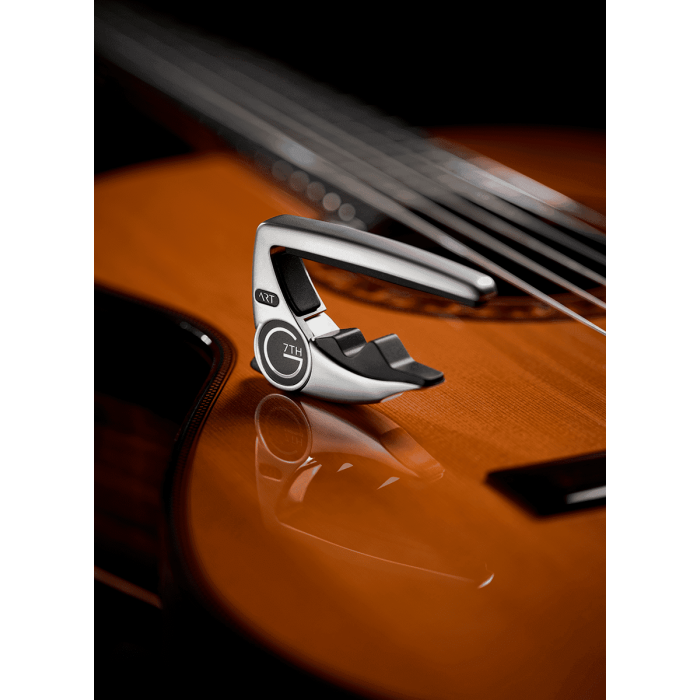 Cejilla Para Guitarra De Cuerdas De Nylon - Plateada 4