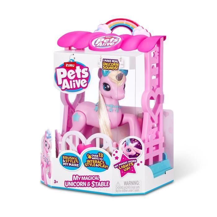Unicornio Interactivo - ZURU - My Magical Unicorn Pets Alive - 13 interacciones y juegos para descubrir la magia de tu unicornio 2 Unicornio Interactivo - ZURU - My Magical Unicorn Pets Alive - 13 interacciones y juegos para descubrir la magia de tu unicornio 2