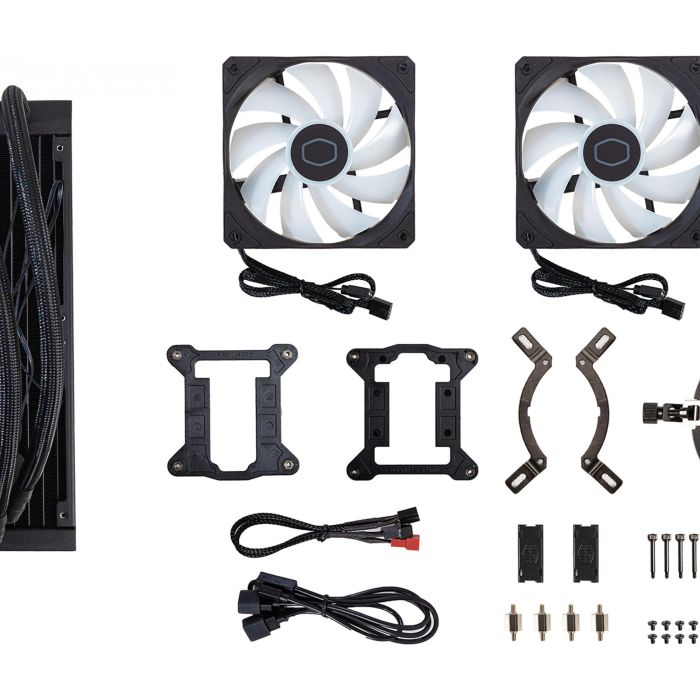 Cooler Master Kit Refrigeración Líquida MasterLiquid 240L Core ARGB - Procesador, 2x120mm, Negro 5