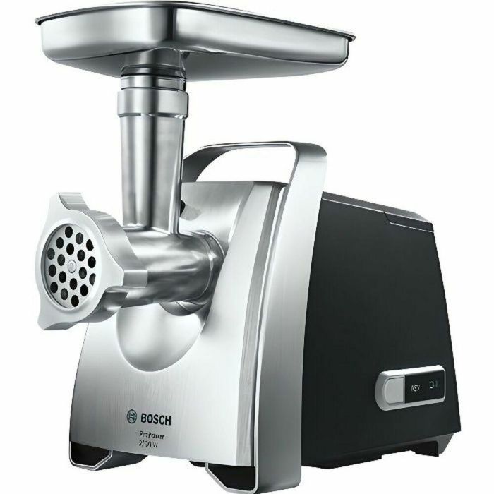 Bosch MFW68640 Picadora de Carne Eléctrica ProPower, 800W de Potencia y 4,3 kg/min de Capacidad de Picado, Negro Bosch MFW68640 Picadora de Carne Eléctrica ProPower, 800W de Potencia y 4,3 kg/min de Capacidad de Picado, Negro