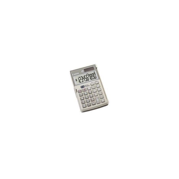 Canon LS-10TEG Calculadora de mano 10 dígitos con funciones de impuestos y Euro, material reciclado y ahorro de energía