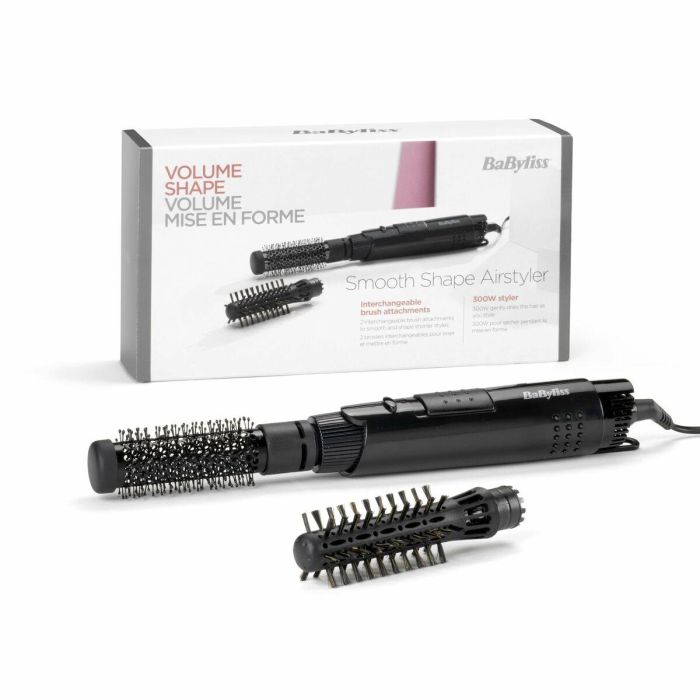 BaByliss AS86E Cepillo Moldeador Smooth Shape - 2 Cepillos Intercambiables 19/23mm, 3 Temperaturas, 300W para Volumen y Ondas 7 BaByliss AS86E Cepillo Moldeador Smooth Shape - 2 Cepillos Intercambiables 19/23mm, 3 Temperaturas, 300W para Volumen y Ondas 7