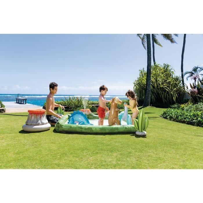 Intex INT1704461771176 Zona de juegos hinchable Dino Aventure 3