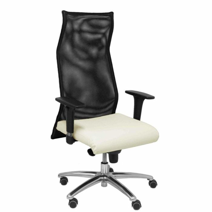 Silla de Oficina P&C B24APRP Crema