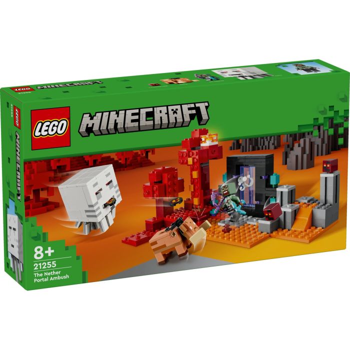 LEGO 21255 Minecraft La Emboscada en el Portal del Nether Juego de construcción 352 Piezas 9 LEGO 21255 Minecraft La Emboscada en el Portal del Nether Juego de construcción 352 Piezas 9