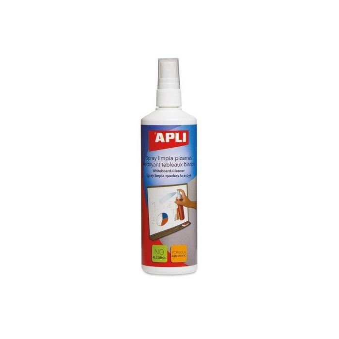 Apli Spray Limpia Pizarra 250 mL - Ideal para Escuelas y Oficinas
