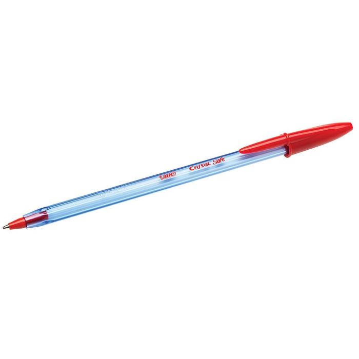 Bic Bolígrafo Cristal Soft Rojo Caja 50 Ud 1