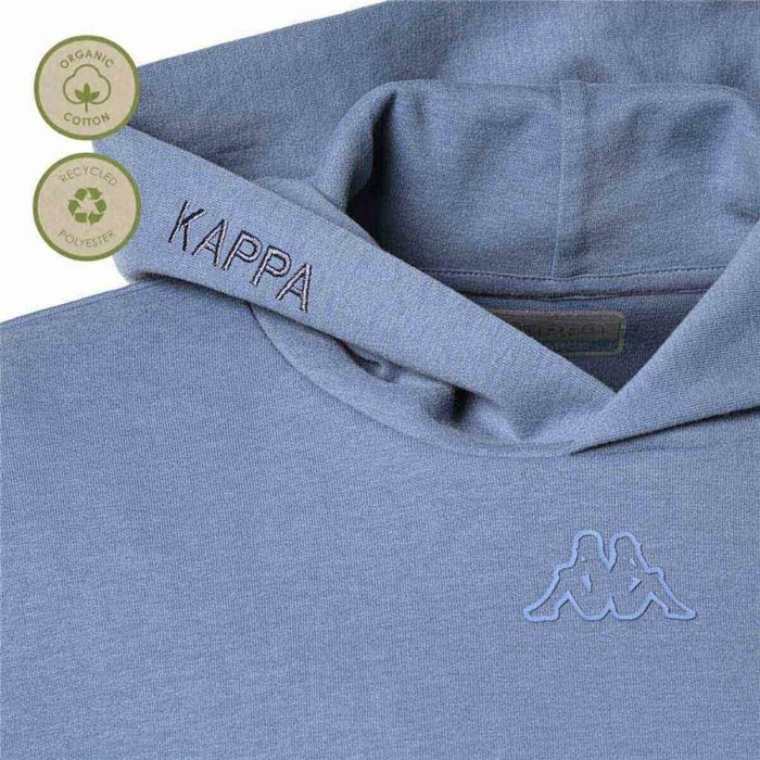 Sudadera con Capucha Unisex Kappa Azul S 1