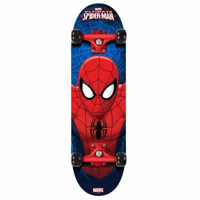 Stamp Monopatín SPIDERMAN 608Z 28x8 pulgadas Arce 9 Capas Ruedas PVC 50mm Antideslizante Alta Resistencia Niños +6 Años 2 Stamp Monopatín SPIDERMAN 608Z 28x8 pulgadas Arce 9 Capas Ruedas PVC 50mm Antideslizante Alta Resistencia Niños +6 Años 2