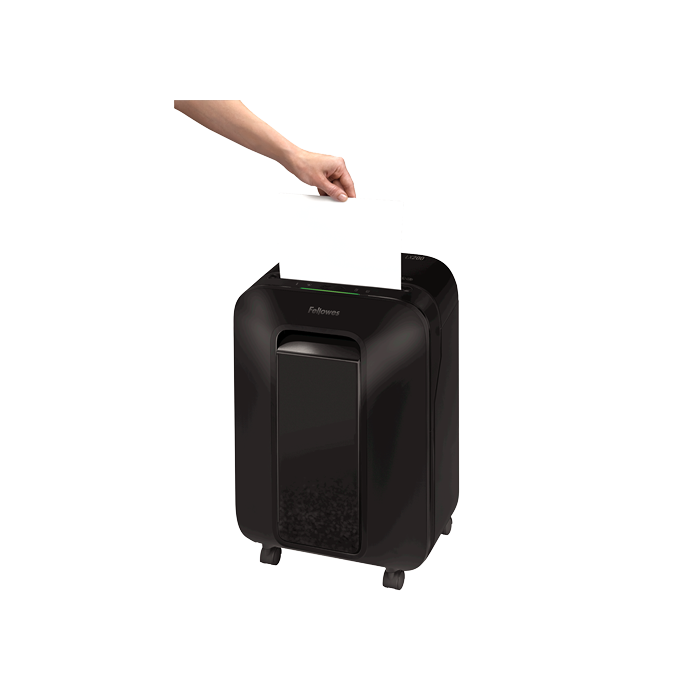 Fellowes 5502201 Destructora LX-200 Minicorte Negra, Trituración 4x12mm, 12 Hojas, 22L 3