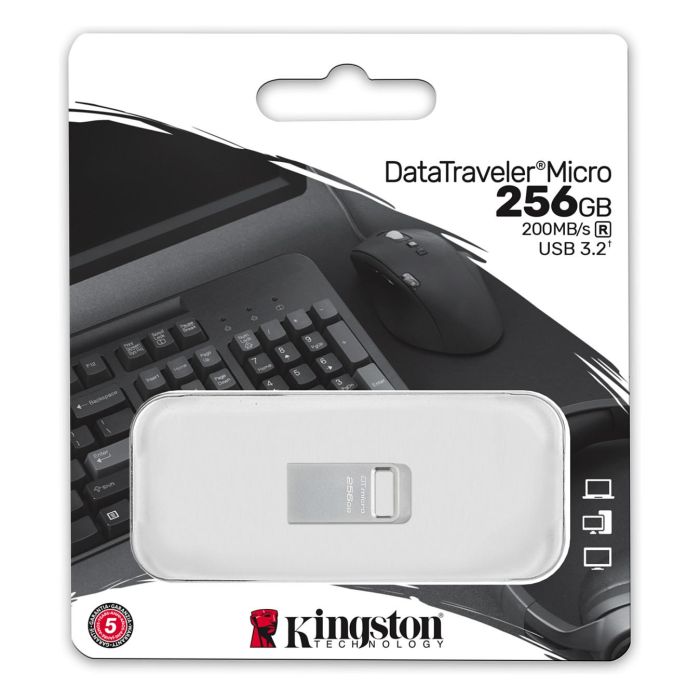 Kingston DTMC3G2/256GB Unidad Flash USB Tipo A 3.2 Gen 1 Plata 256 GB 6