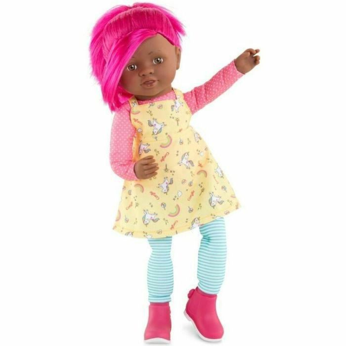 Corolle Muñeca Rainbow Celena 40 cm con Vestido Arcoíris y Unicornios, look divertido y colorido para 3 años+ Corolle Muñeca Rainbow Celena 40 cm con Vestido Arcoíris y Unicornios, look divertido y colorido para 3 años+