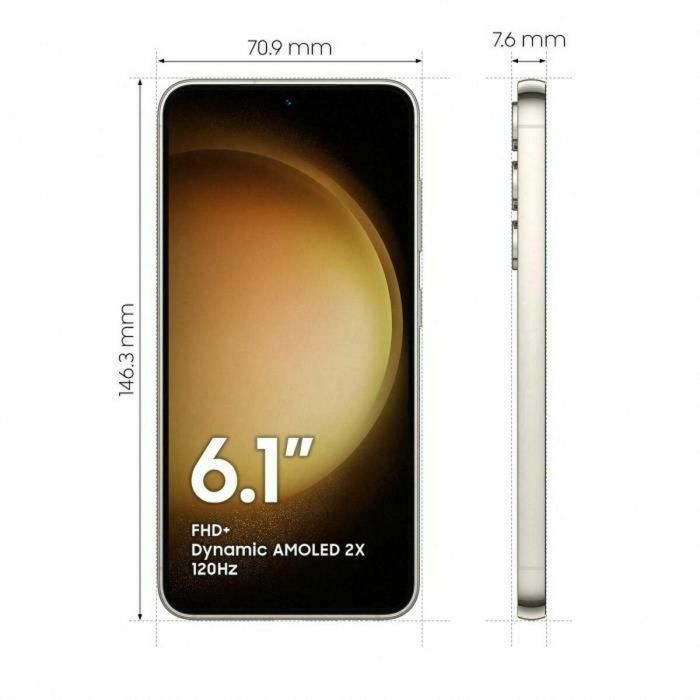 Smartphone Samsung SM-S911B 128 GB Crema 8 GB RAM 6,1" 4 Smartphone Samsung SM-S911B 128 GB Crema 8 GB RAM 6,1" 4