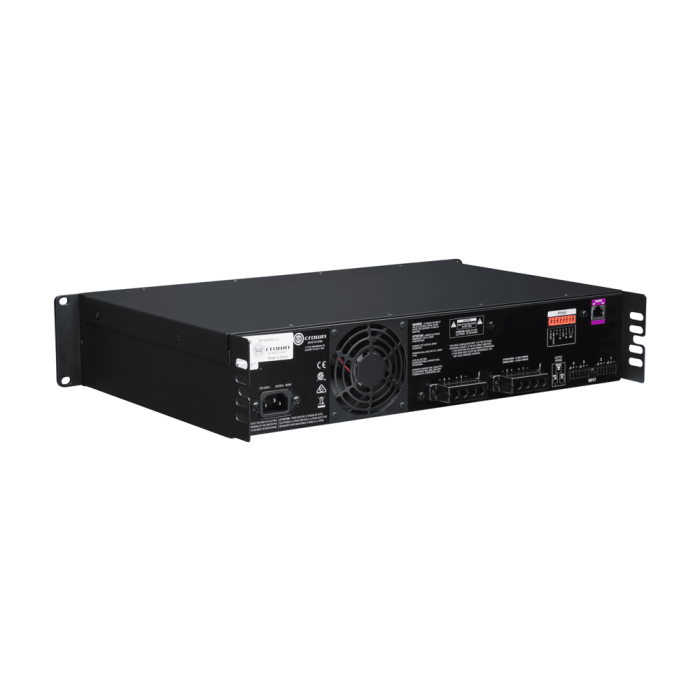 Entrada Analógica, 4 Canales, 600W Por Canal De Salida 7