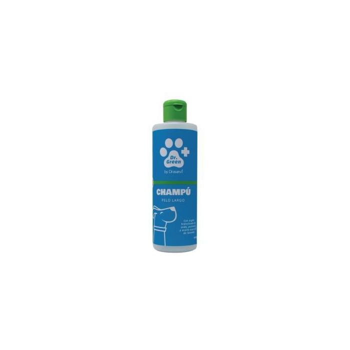 Dr. Green Veterinaria Champú para Perros de Pelo Largo 250 ml - Hidratante y Suavizante con Argán y Seda