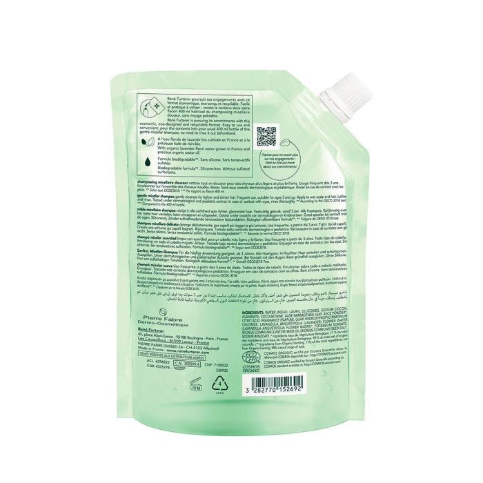 Rene Furterer Naturia Champú Micelar Recarga 400 ml 1
