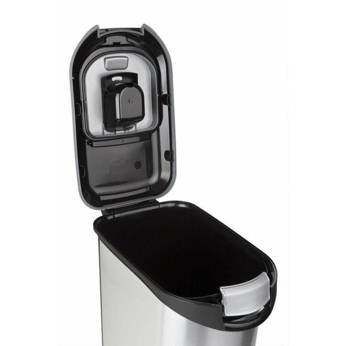 Curver Recipiente Comida Seca Mascotas 12 kg Hermético, Polipropileno de Alta Calidad, Diseño Metálico Blanco 2