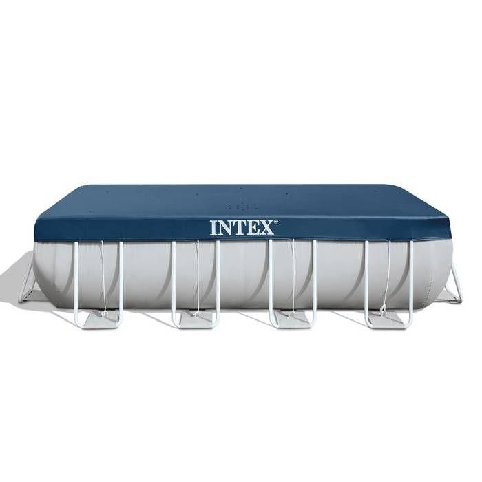 Cubierta protectora de 4x2m para piscina tubular rectangular Intex