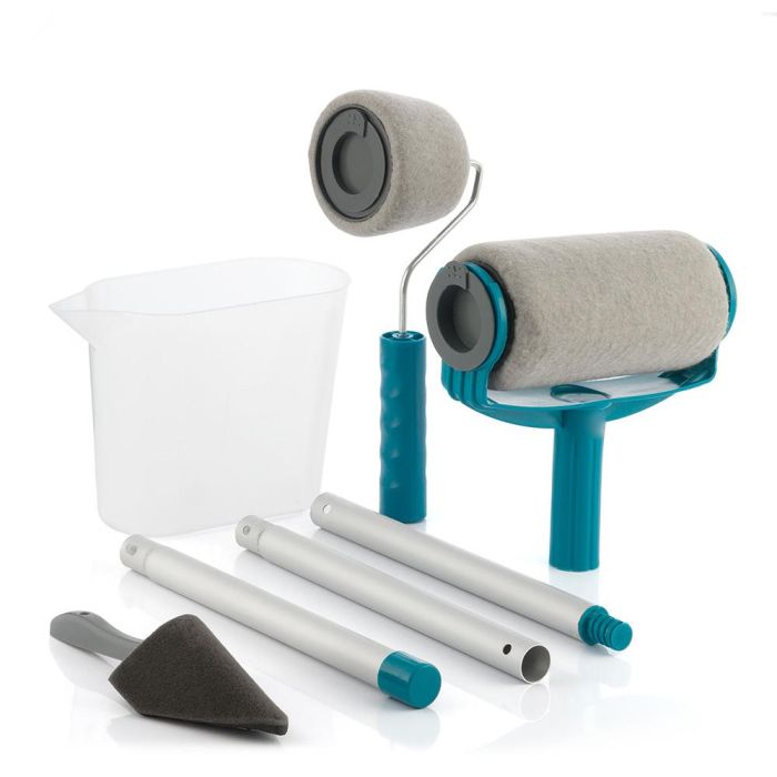 Set de Rodillos de Pintura Recargables Antigoteo Roll`n`Paint InnovaGoods 5 Piezas Set de Rodillos de Pintura Recargables Antigoteo Roll`n`Paint InnovaGoods 5 Piezas