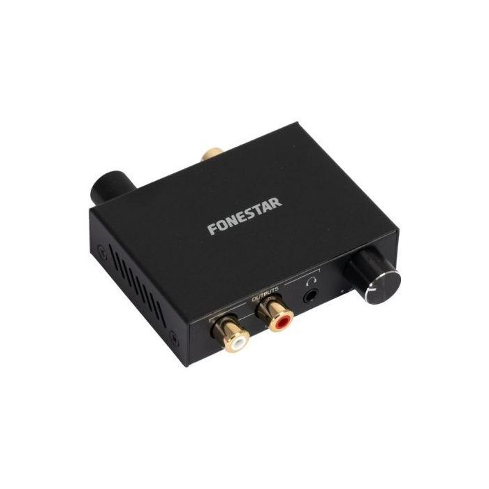 Convertidor de Audio Fonestar FO-42DAV/ Entrada Toslink y RCA/ Salida 2x RCA/ 1x Jack 3.5 0 Convertidor de Audio Fonestar FO-42DAV/ Entrada Toslink y RCA/ Salida 2x RCA/ 1x Jack 3.5 0