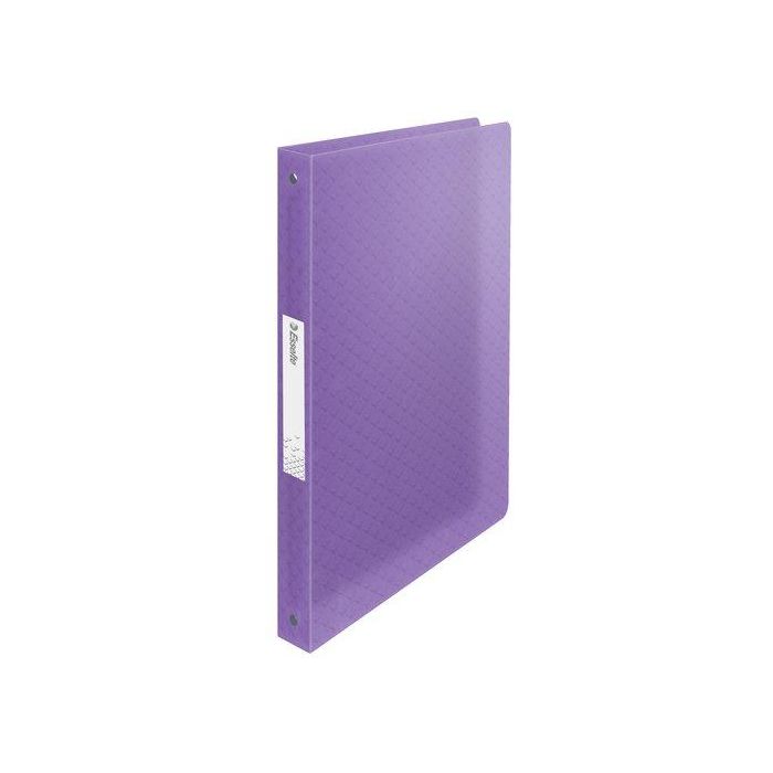 Carpeta De Anillas Esselte Colour Breeze Pp A4 4 An.Redondas 25Mm Malva 4 unidades