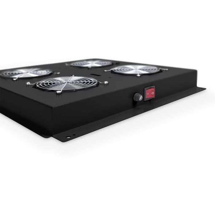 Digitus Dachlüftereinheit 19" 4 Lüfter. Farbe Schwarz (RAL 9005) 3