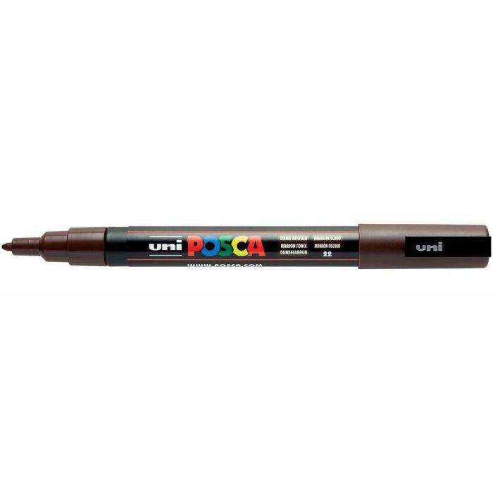 Marcador POSCA PC-3M Marrón oscuro (6 Unidades) 1