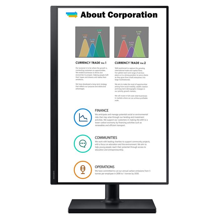 Samsung Monitor 24" WUXGA (1920 x 1200) IPS 16:10 75 Hz 7