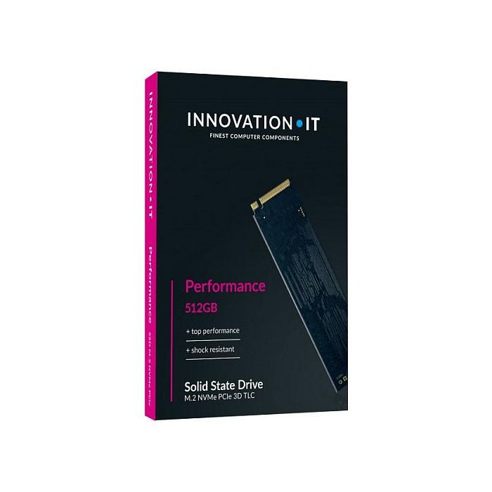Innovation IT M.2 512GB NVMe PCIe 3.0 x 4 SSD 2042MB/s Lectura Notebook