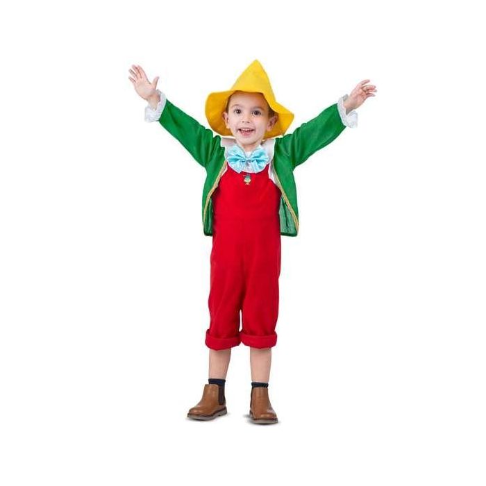 Disfraz pinocho (gorro, careta, chaqueta y peto) talla 5-6 años 1