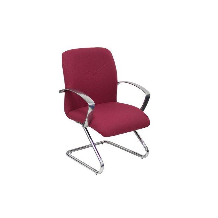 Silla de Recepción Caudete patín Piqueras y Crespo BALI933 Rojo Granate