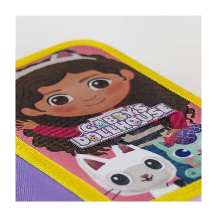 Gabby's Dollhouse Plumier con Accesorios, Estuche Escolar Infantil, 12.5 x 19.5 x 4.5 cm, LILA 2