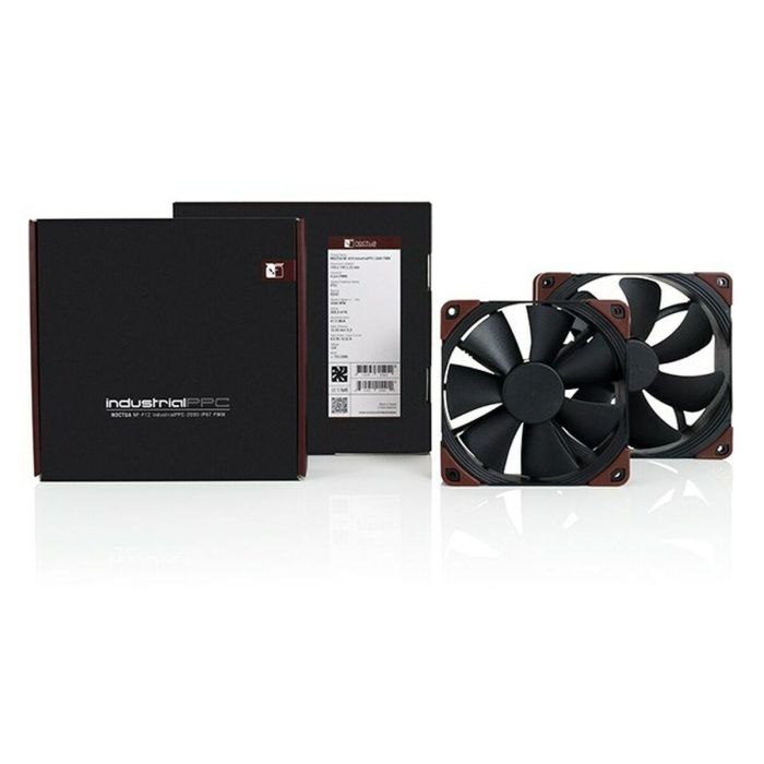 Noctua Ventilador Caja Nf-F12I Ippc 3000 Pwm, Industrial, 120Mm, 120X120X25Mm, 12V, 3000Rpm/750Rpm, 43,5 Db(A), 186,7 M3/H, 7,63 Mm H2O, 4 Pines 1