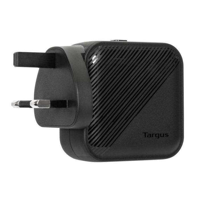Targus APA803GL Cargador Universal 65W con Carga Rápida Power Delivery, 1x USB-A y 1x USB-C, Adaptador de Pared Negro 9