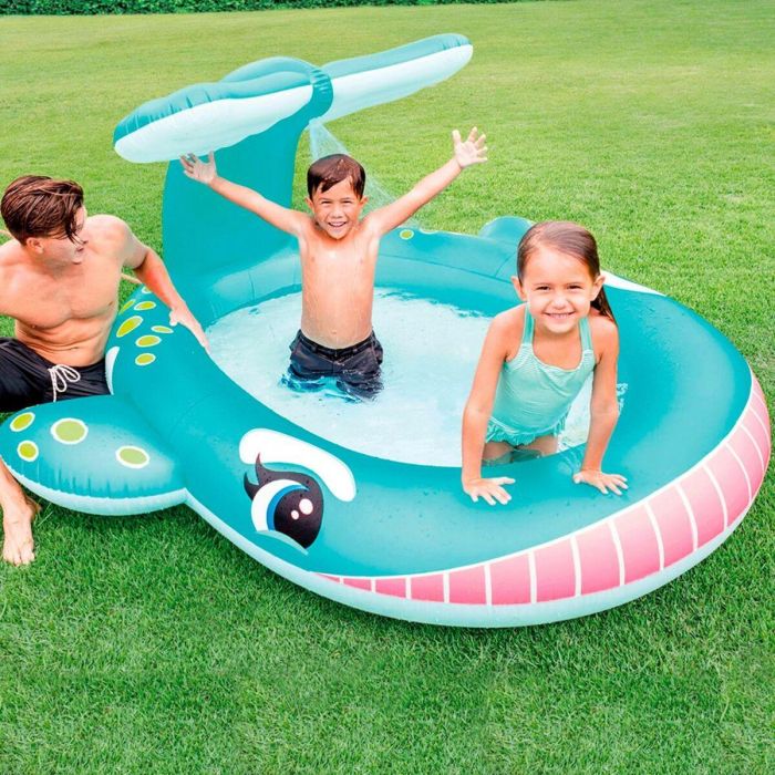 Piscina Hinchable para Niños Intex Ballena 200 L 196 x 91 x 201 cm (4 Unidades) 4