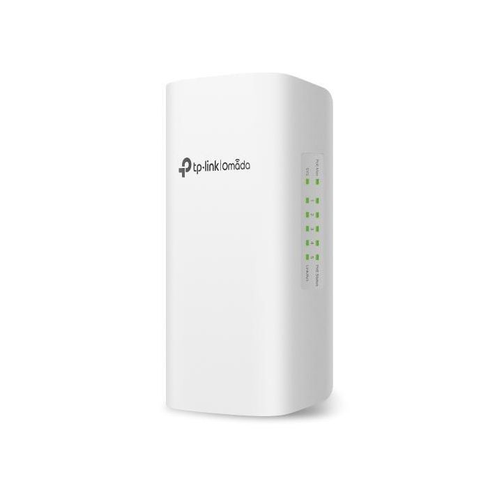 TP-LINK Switch Omada Smart de 5 puertos Gigabit, 1 PoE++ In y 4 PoE+ Out para exterior TP-LINK Switch Omada Smart de 5 puertos Gigabit, 1 PoE++ In y 4 PoE+ Out para exterior