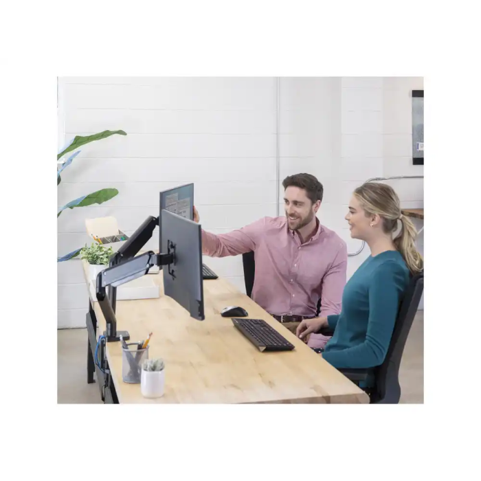 Fellowes Platinum Series Dual Arm Brazo para Monitor Doble VESA Pantallas hasta 9" 4