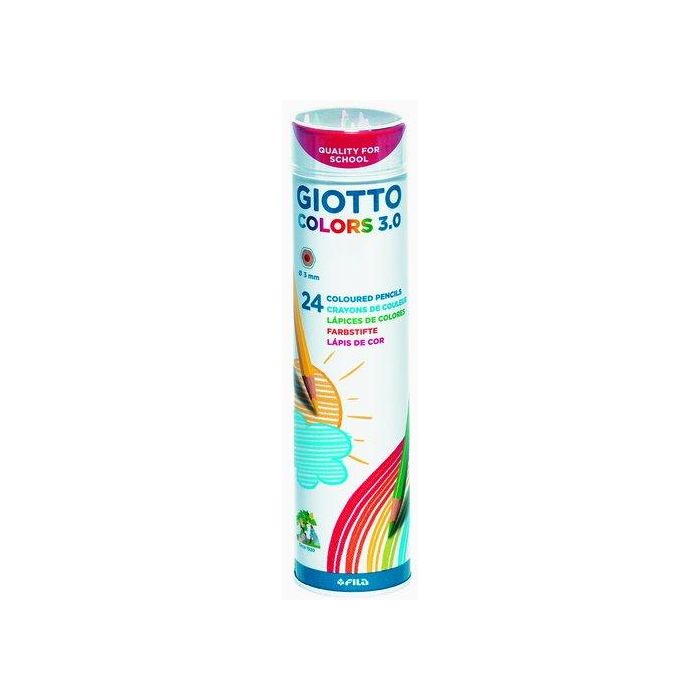 Lapices Giotto Colors 3.0 Bote Metalico De 24 Unidades 24 unidades