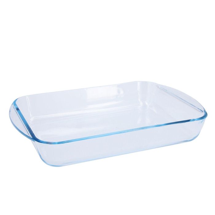 Fuente para Horno Pyrex Classic Vidrio Transparente Vidrio Rectangular 35 x 23 x 6 cm (6 Unidades) 2