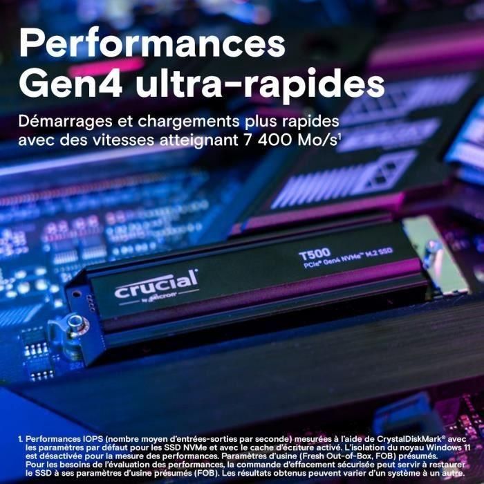 Disco Duro Crucial CT2000T500SSD5 2 TB SSD 4