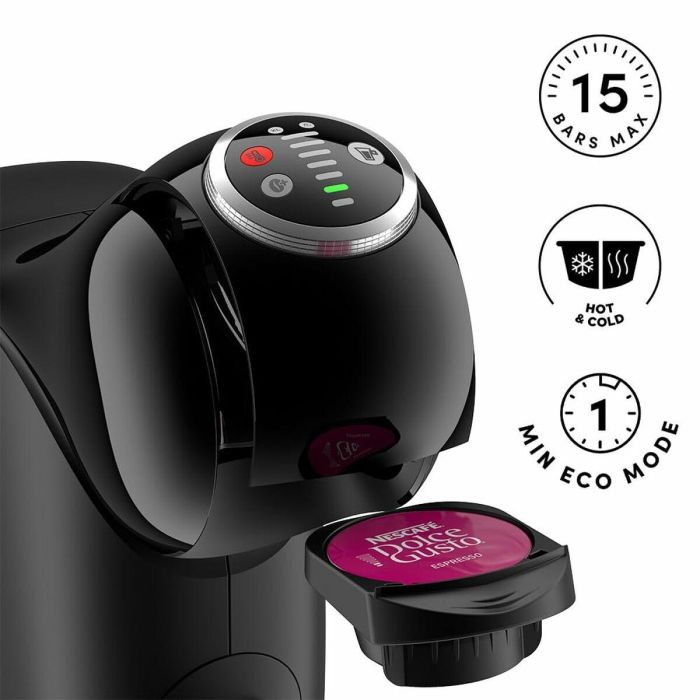 Cafetera de Cápsulas DeLonghi Genio S Plus Negro 5 Cafetera de Cápsulas DeLonghi Genio S Plus Negro 5