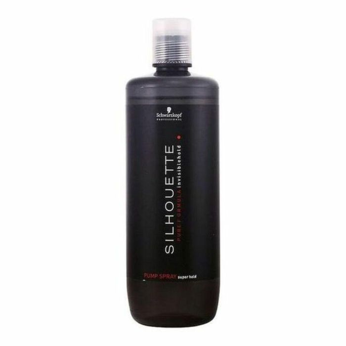 Schwarzkopf Silhouette Pump Spray Super Hold Fijación Extra Fuerte Brillo Natural 1000 Ml