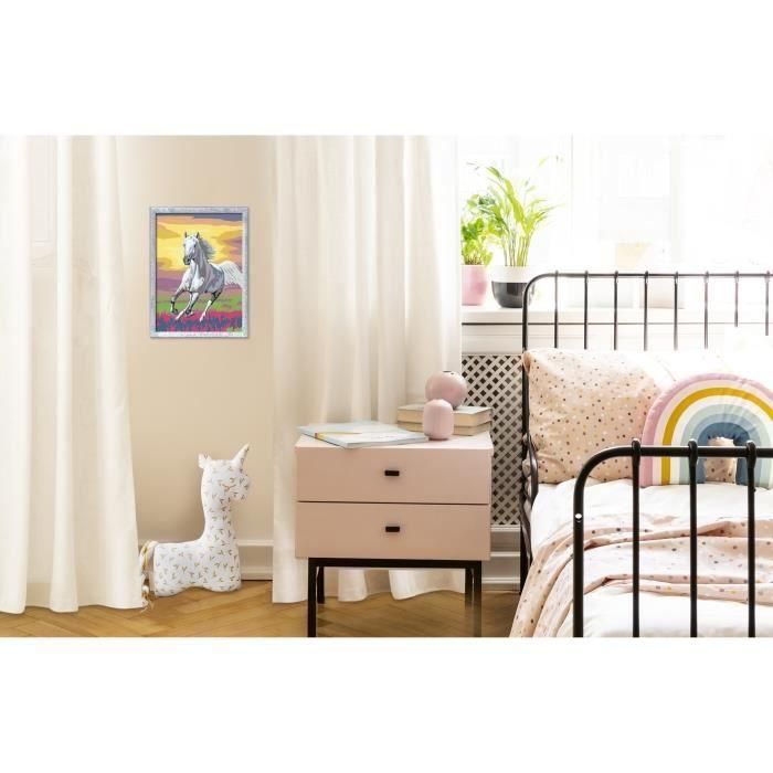 Ravensburger RAV00025845 CreArt Kids: Kit de Pintura por Números, diseño 'Caballo en el Prado' (18x24 cm), para niños a partir de 7 años 3
