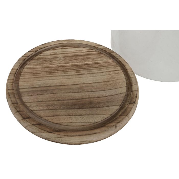 Centro Mesa Cottage DKD Home Decor Transparente Marron 23 x 33 x 23 cm (2 Unidades) 2 Centro Mesa Cottage DKD Home Decor Transparente Marron 23 x 33 x 23 cm (2 Unidades) 2