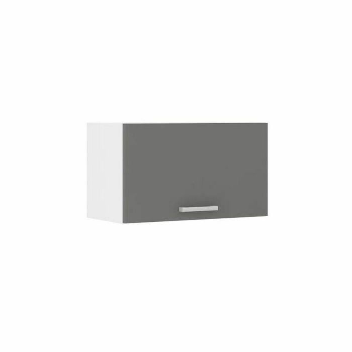 Ultra Gabinete de cocina para campana, 1 puerta L 60 x P 31 x A 35 cm - Gris y Roble Oscuro, Melamina 16 mm 0 Ultra Gabinete de cocina para campana, 1 puerta L 60 x P 31 x A 35 cm - Gris y Roble Oscuro, Melamina 16 mm 0
