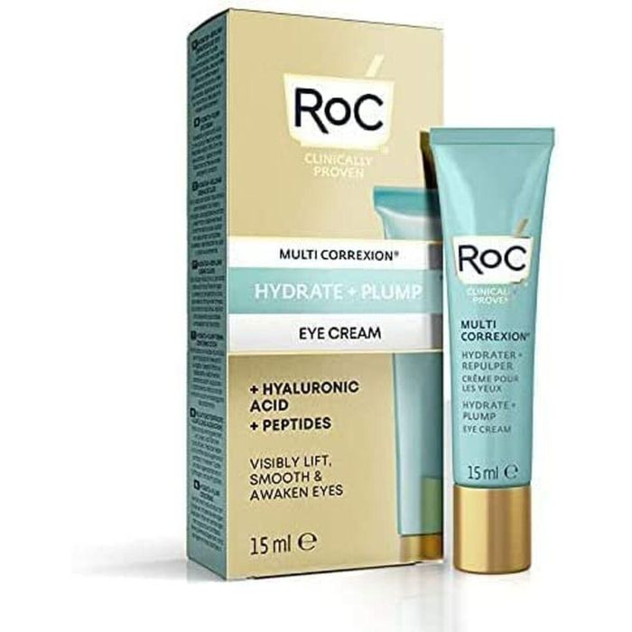 Roc Hydrate + Plump Crema Ojos Con Ácido Hialurónico 1 Roc Hydrate + Plump Crema Ojos Con Ácido Hialurónico 1