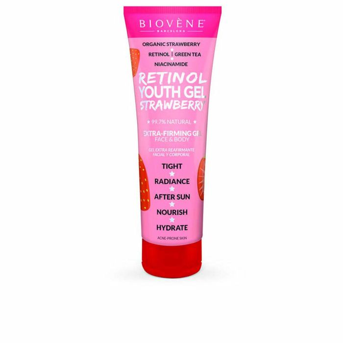 Biovène Gel Retinol Youth Fresa Extra-Reafirmante Hidratante y Rejuvenecedor Rostro y Cuerpo 200 ml - Apto todo tipo de piel