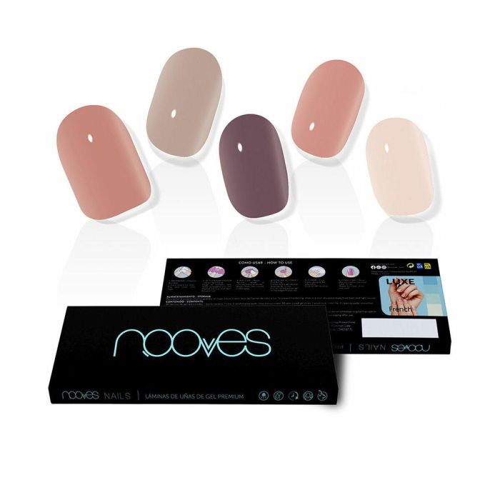 Nooves Secret Earth Premium Luxe Láminas de Uñas de Gel Precurado Solid Color 20 Unidades Nooves Secret Earth Premium Luxe Láminas de Uñas de Gel Precurado Solid Color 20 Unidades