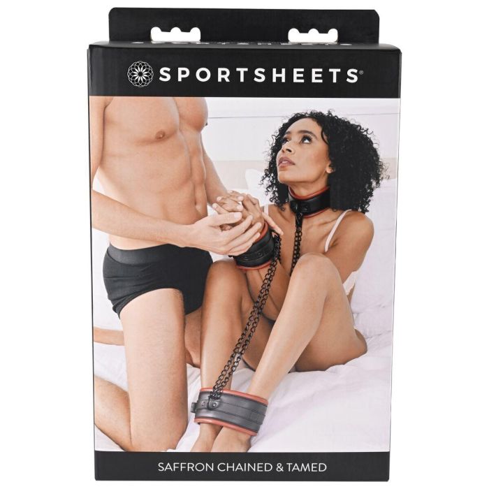 Esposas Con Fijaciones Sportsheets Saffron Chained 3 Esposas Con Fijaciones Sportsheets Saffron Chained 3
